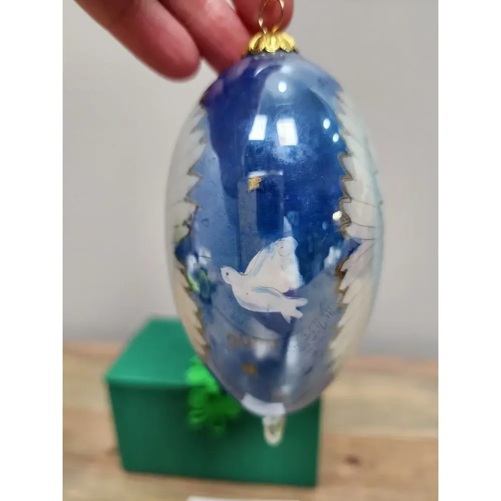Li Bien 2008 Angel Tear Drop Hand Painted 4.5